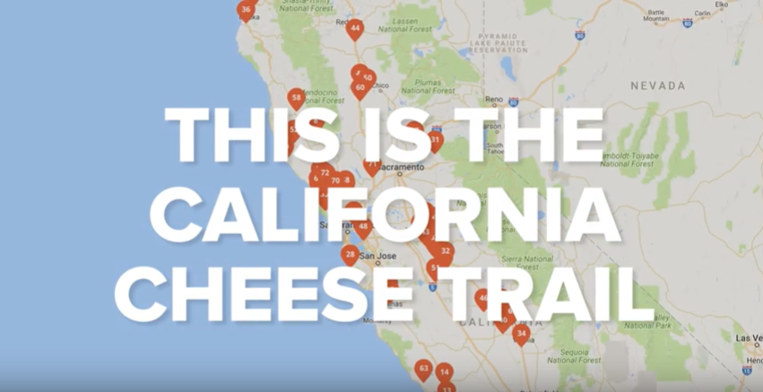 California Cheese Trail Map