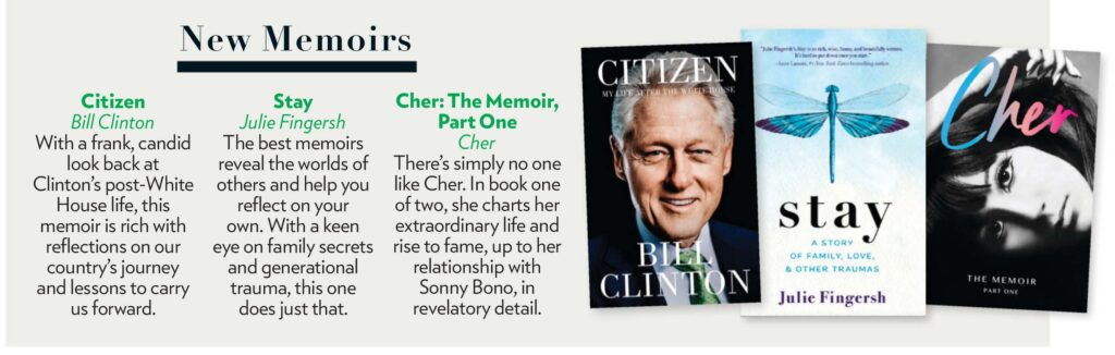 People Magazine best new memoirs